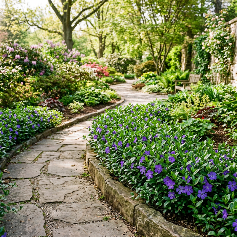 Vinca Minor Flower Seeds for Planting – Heirloom Non-GMO Garden Seeds with High Germination