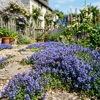 Blue Creeping Thyme Flower Seeds for Planting – Heirloom Non-GMO Ground Cover Variety