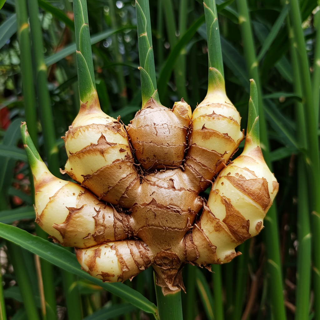 Organic Ginger Planting Rhizomes – Non-GMO Ginger Root for Home Garden Cultivation