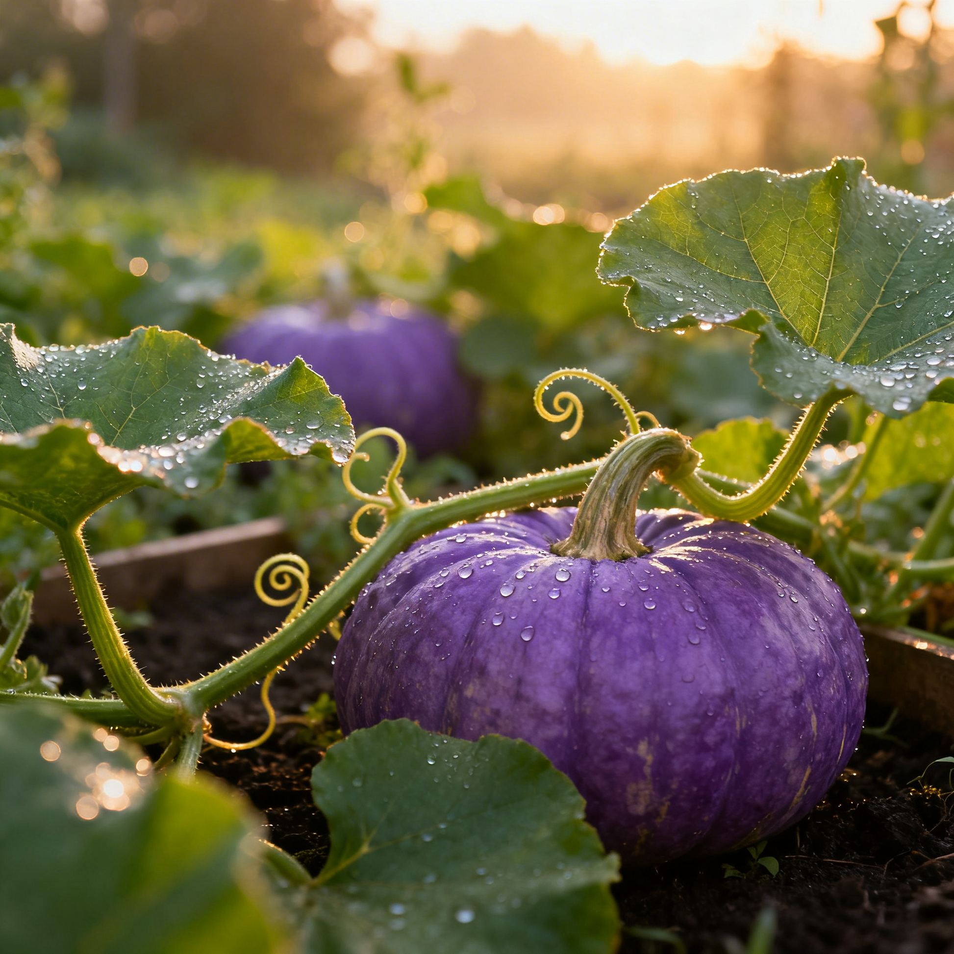 Purple Pumpkin Garden Seeds for Planting – Heirloom Organic Non-GMO with Consistent Germination