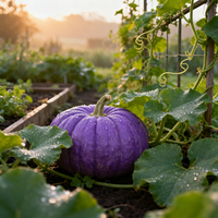 Organic Purple Pumpkin Planting Seeds – Heirloom Non-GMO Variety with Reliable Germination