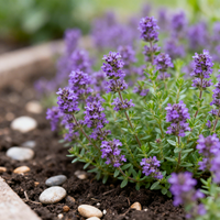 Purple Creeping Thyme Planting Seeds – Fragrant, Non-GMO Ground Cover for Garden