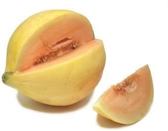 Yellow Cucumis melo melon seeds