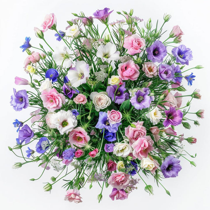 Mixed Lisianthus Echo Flower Seeds for Planting - Heirloom, NON-GMO Seeds - Vibrant Blooms