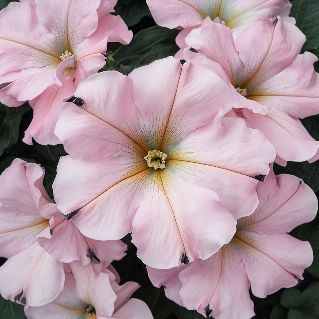 Blush Pink Petunia Hybrida Seeds for Planting - Heirloom, NON-GMO Flower Seeds - Easy to Grow Garden Blooms
