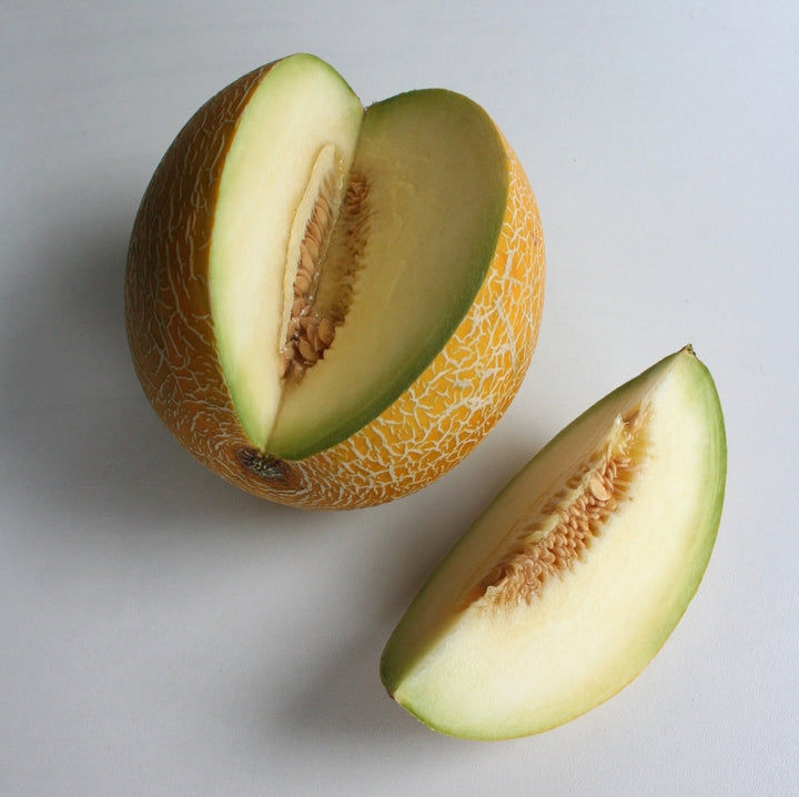 Galia Melon (Hybrid of Cantaloupe and Honeydew) Cantaloupe Fruit Seeds for Planting