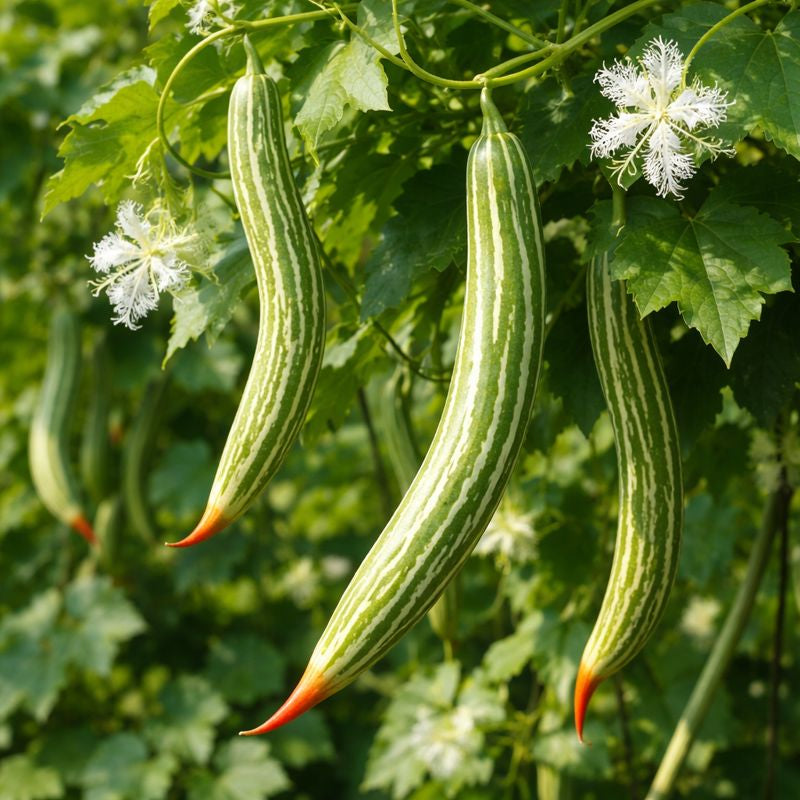 Trichosanthes Cucumerina Vegetable Seeds for Planting heirloom & Non-GMO Seeds