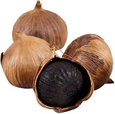Black Garlic Allium sativum for planting in urban garden