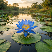 Blue Lotus Water Garden Seeds (Nymphaea caerulea) – Heirloom Non-GMO Planting Seeds