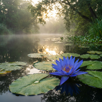 Blue Lotus Water Garden Seeds (Nymphaea caerulea) – Heirloom Non-GMO Planting Seeds