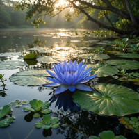 Blue Lotus Water Garden Seeds (Nymphaea caerulea) – Heirloom Non-GMO Planting Seeds