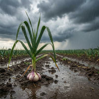 Garlic Garden Seeds for Planting – Organic, Heirloom Variety, Non-GMO with Reliable Germination
