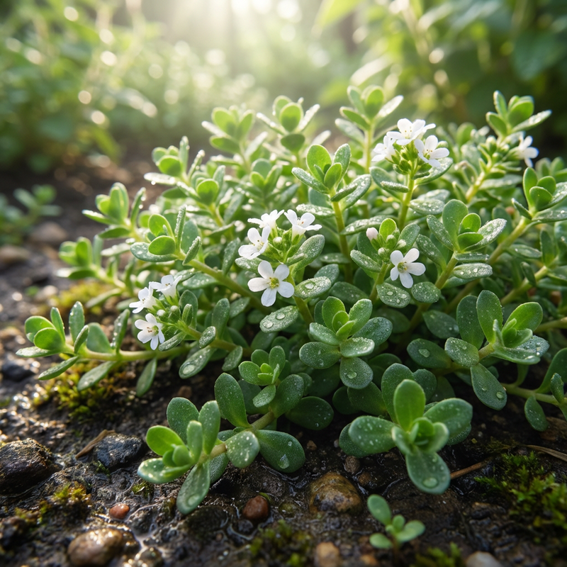 Brahmi (Bacopa monnieri) Seeds for Planting – Heirloom Non-GMO Ayurvedic Herb for Home Gardens