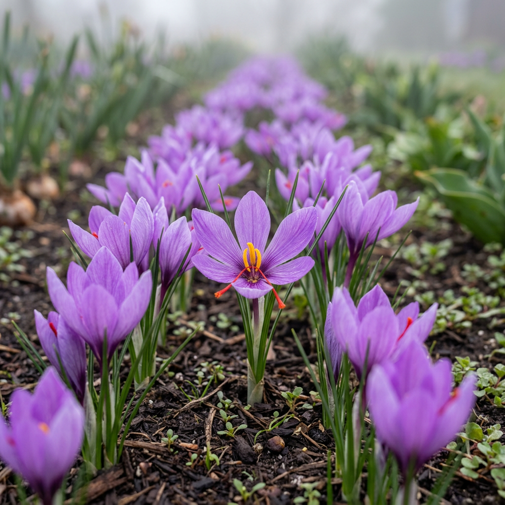 Heirloom Crocus Sativus Seeds for Planting – Non-GMO Saffron Flower Seeds for Garden Cultivation