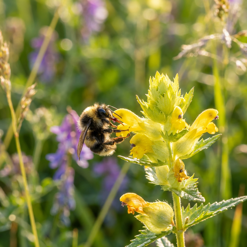 Yellow Rattle Seeds for Planting – Non-GMO Heirloom Wildflower Seeds for Natural Meadows and Pollinator Gardens
