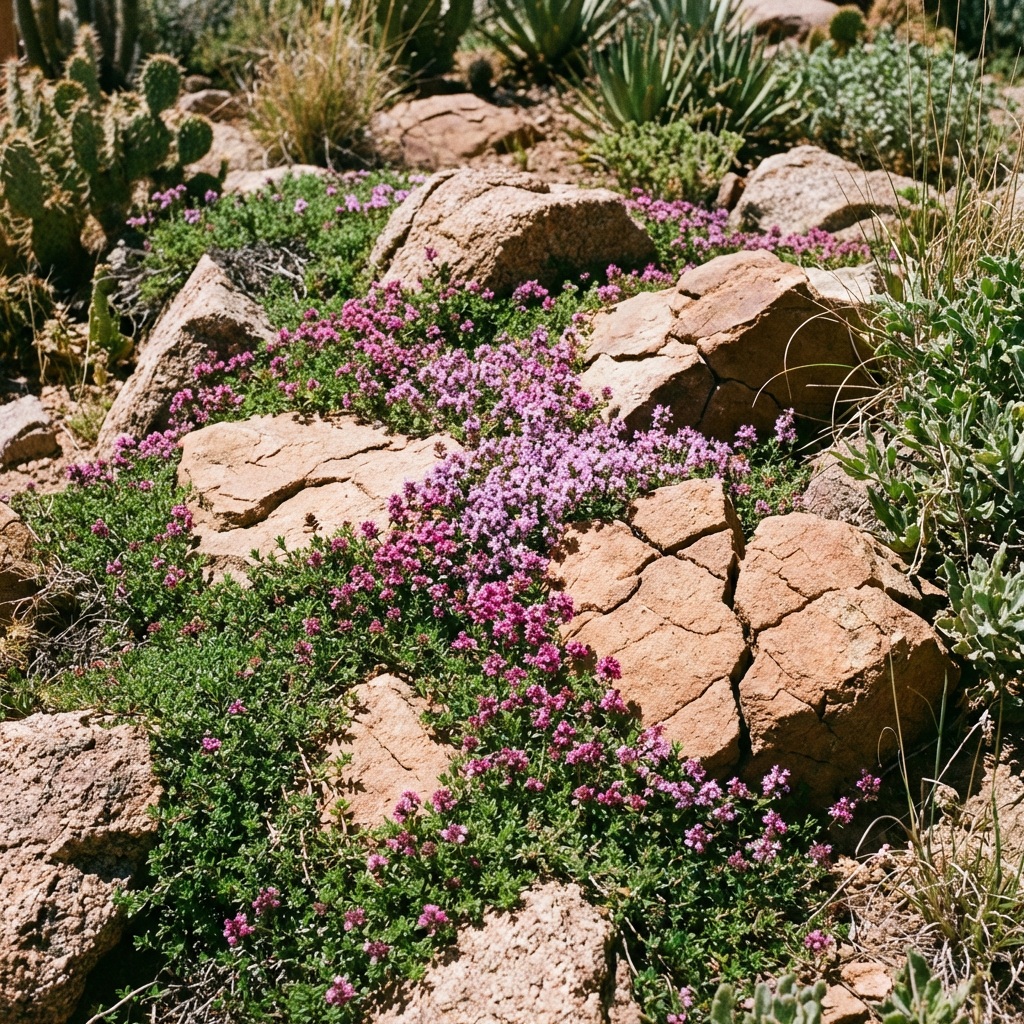 Heirloom Creeping Thyme Flower Seeds Mix – Non-GMO Seeds for Garden Planting