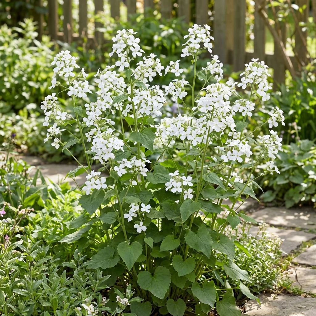 White Lunaria Biennis Seeds for Planting – Organic, Heirloom, Non-GMO Flower Seeds