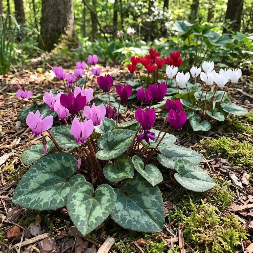 Mixed Color Cyclamen Flower Seeds for Planting-Heirloom & Non-GMO Seeds for planting