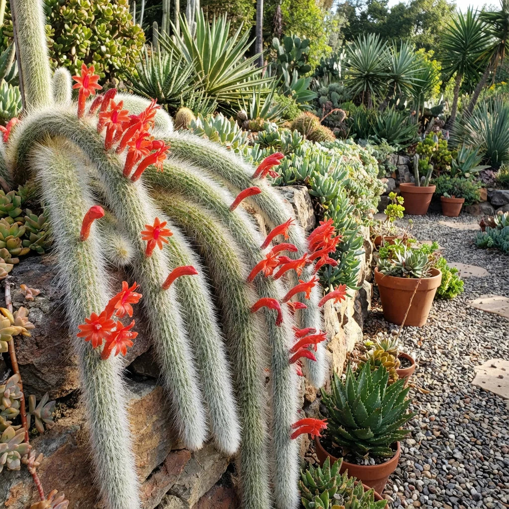 Monkey's Tail Cactus Seeds for Planting – Hildewintera Cleistocactus Colademononis Bonsai Cactus Seeds