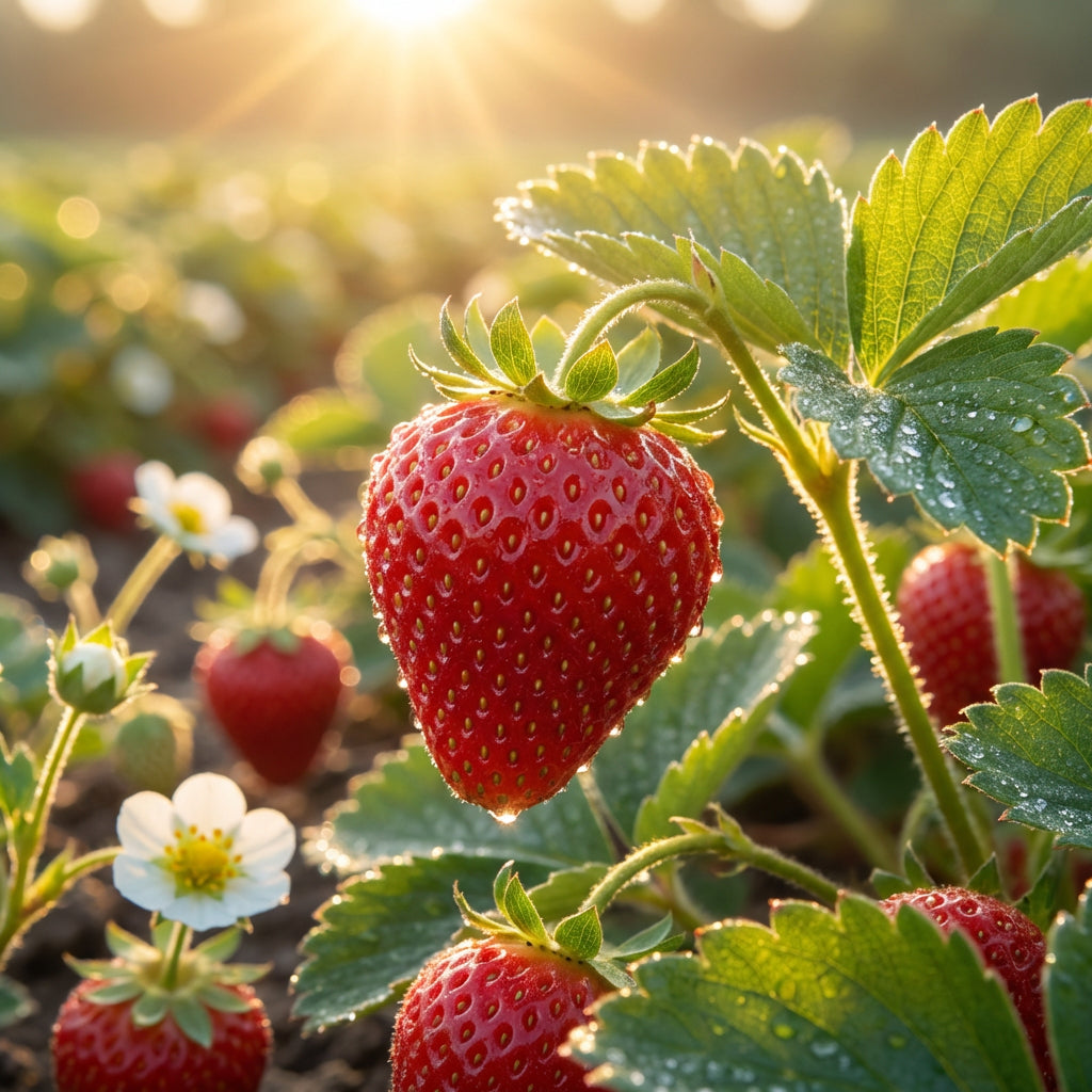 Albion Strawberry Seeds for Planting – Heirloom Variety, Sweet Fruit, High Germination Garden Seeds