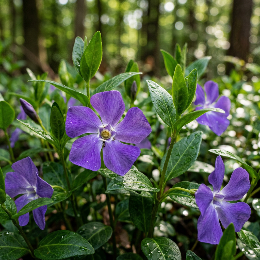 Organic Vinca Minor Flower Seeds – Heirloom Non-GMO Seeds for Outdoor Gardening