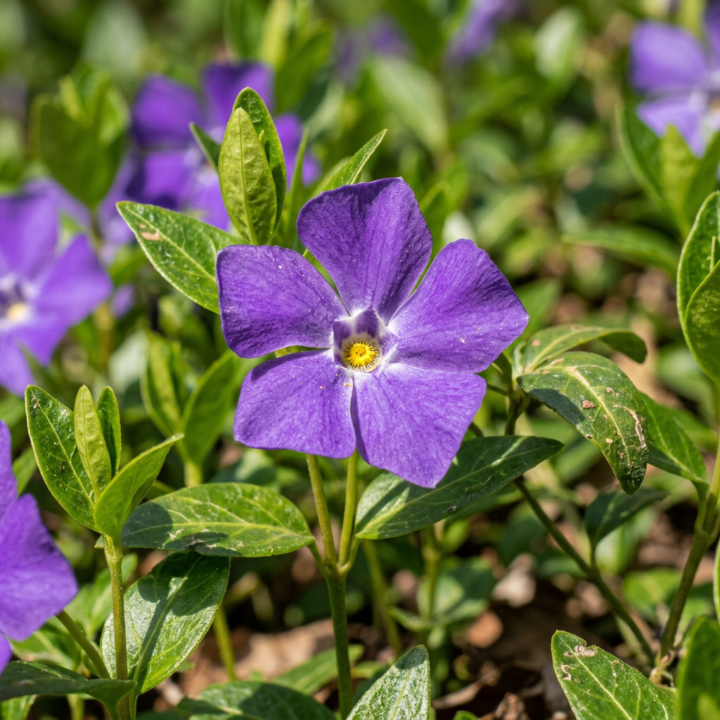 Vinca Minor Periwinkle Flower Seeds – Non-GMO Heirloom Seeds for Garden Planting