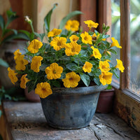 White Yellow Calibrachoa Seeds for Planting – Organic, Heirloom, Non-GMO