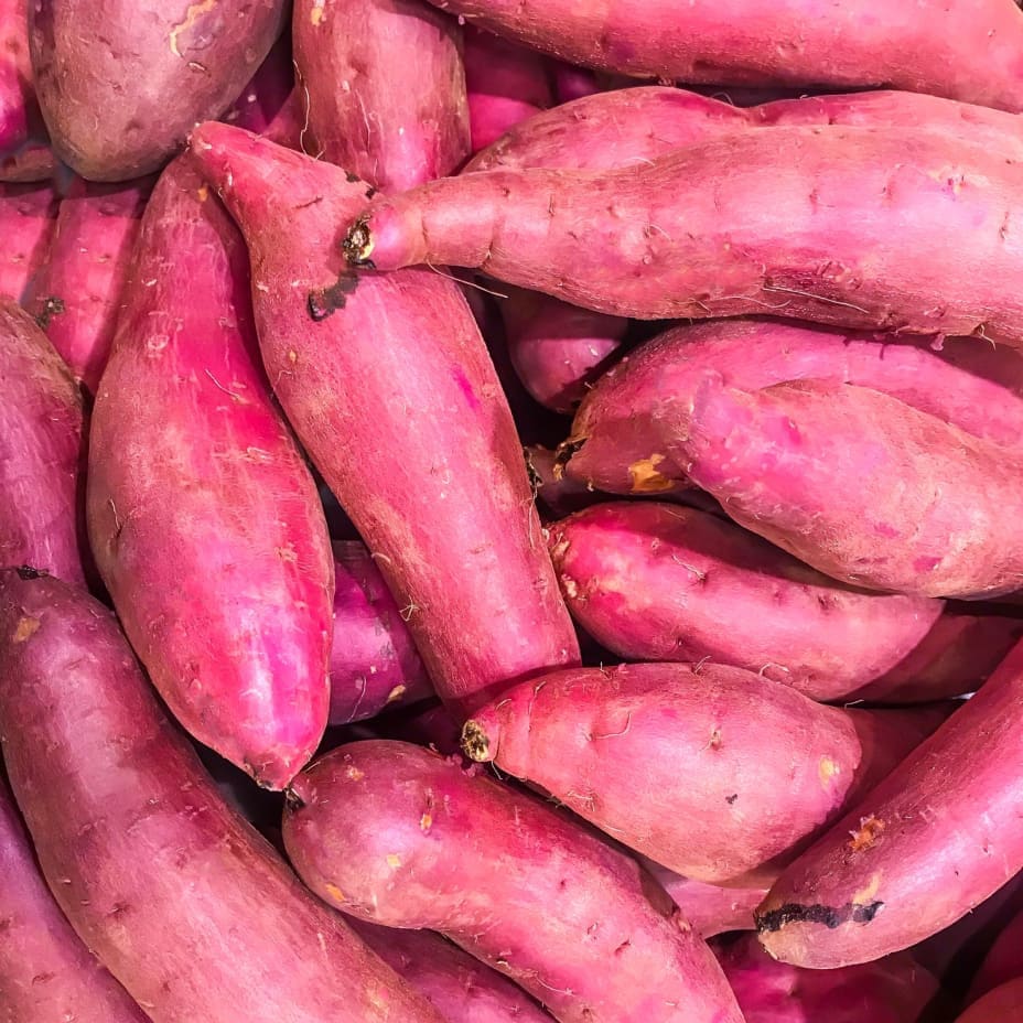 Murasaki Sweet Potato Vegetable Seeds for Planting – Dark Pink Tuber Variety