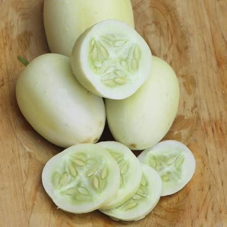 Dragon's Egg Cucumber Seeds for Home Garden Planting | Heirloom Non-GMO