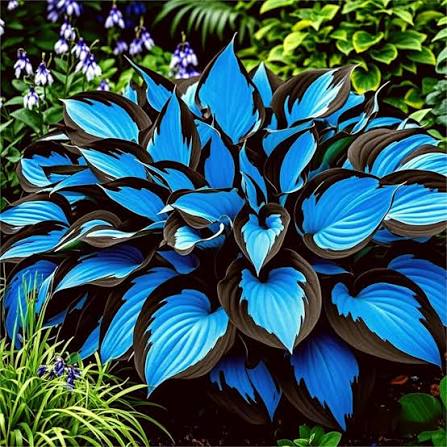 Hosta plant creating lush greenery in a shade garden bed

