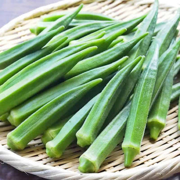Perkins Long Pod Okra seeds for home garden planting.